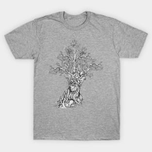 Tree of Wild Whispers (White) T-Shirt